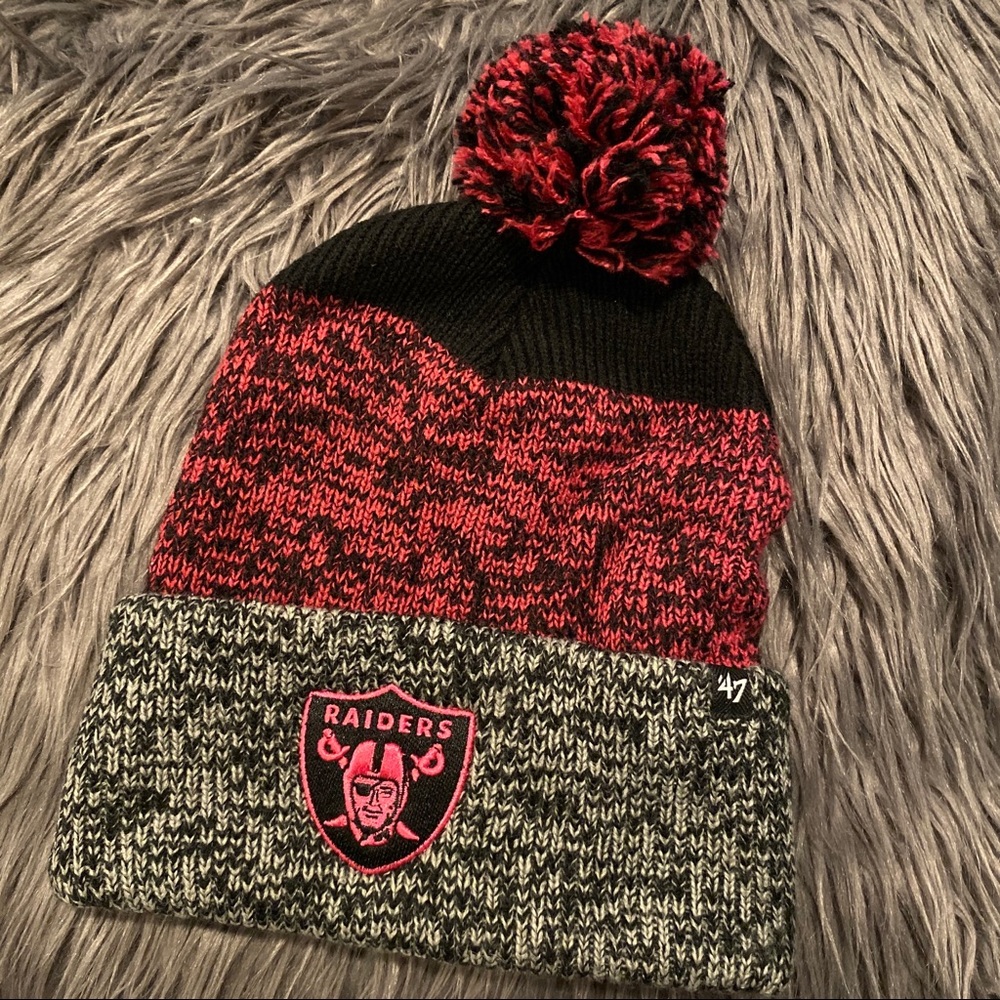 Raiders beanie